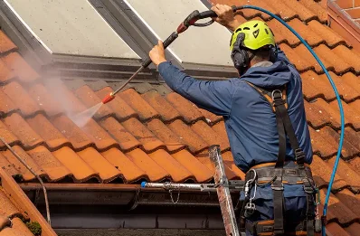 Démoussage et hydrofuge de toiture à Thoix